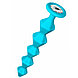 Анальная цепочка с кристаллом Emotions Chummy Turquoise, фото 4