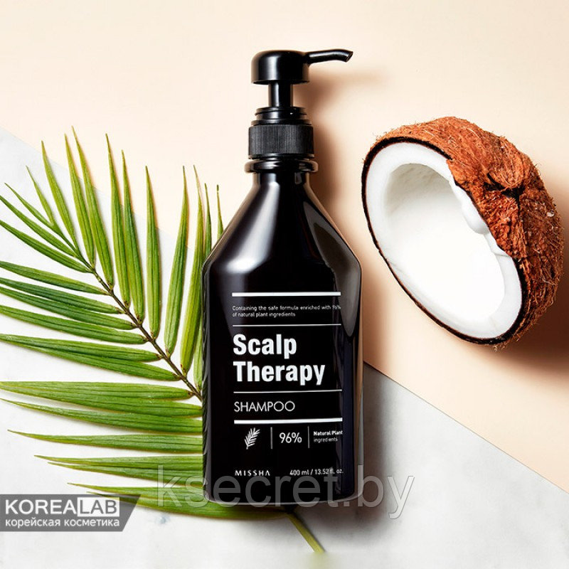 Укрепляющий шампунь для волос MISSHA Scalp Therapy Shampoo - 400ml - фото 3 - id-p209646777