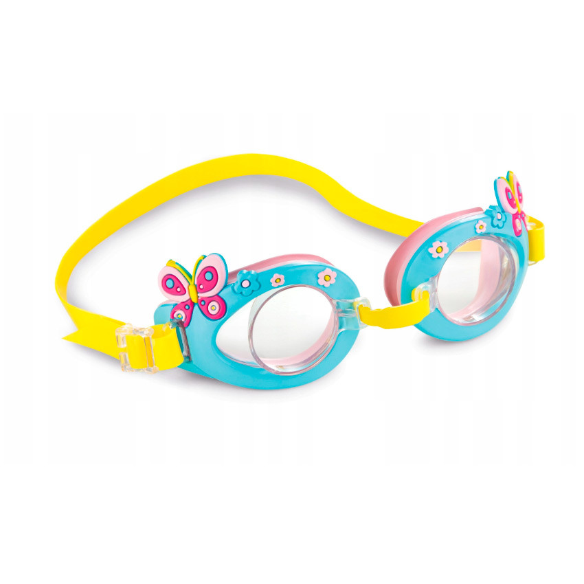 Очки для плавания детские Intex 55610 Забавные от 3 до 8 лет (бабочки) - фото 1 - id-p209648146