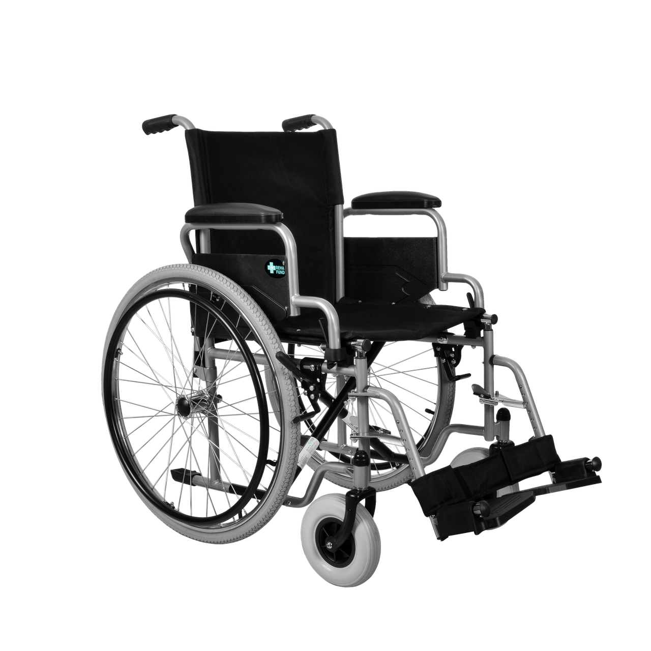 Инвалидная коляска для взрослых RF-1 Basic Cruiser 1 Reha-Fund (Сидение 45 см., надувные колеса) - фото 1 - id-p209654135