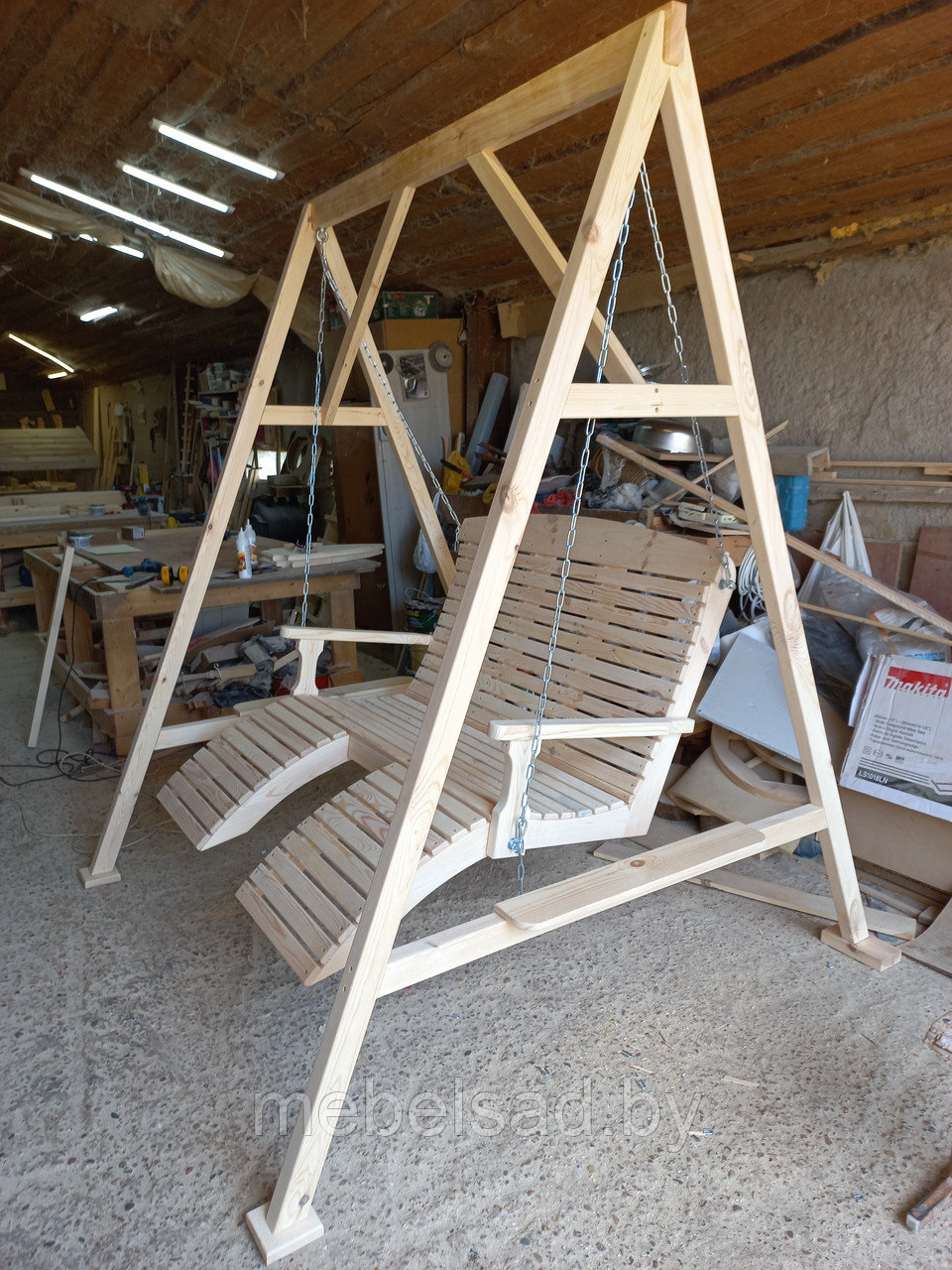 Качели садовые деревянные "Кредо №5"