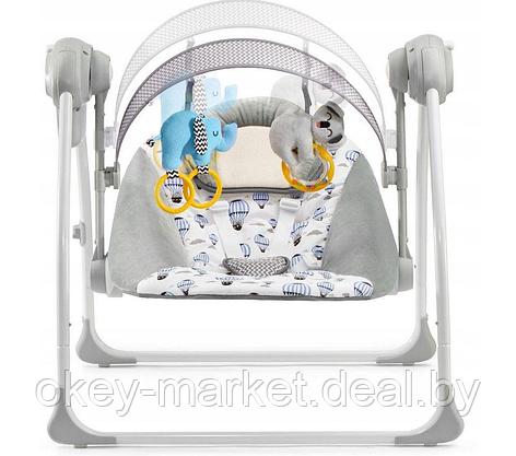 Детский шезлонг Электрокачели Kinderkraft Flo Mint, фото 3