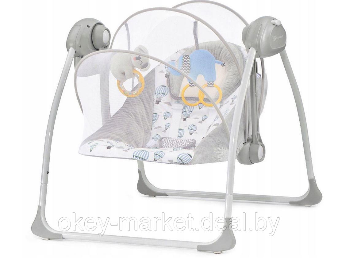 Детский шезлонг Электрокачели Kinderkraft Flo Mint - фото 7 - id-p209659543