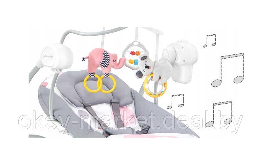 Качели для новорожденных KinderKraft Minky Pink - фото 5 - id-p209659746