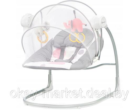 Качели для новорожденных KinderKraft Minky Pink, фото 3