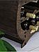 Мини бар для дома Подставка для бутылок вина держатель Лира деревянная напольная винная стойка подарок, фото 6