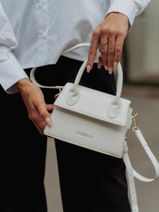 Клатч женский вечерний белый летний мини сумка через плечо сумочка маленькая для телефона - фото 1 - id-p209659808