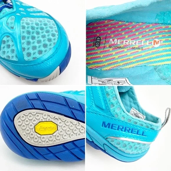 Полуботинки женские Merrell CRUSH GLOVE women`s shoes ярко голубой - фото 9 - id-p209659844