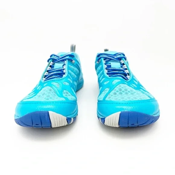 Полуботинки женские Merrell CRUSH GLOVE women`s shoes ярко голубой - фото 8 - id-p209659850