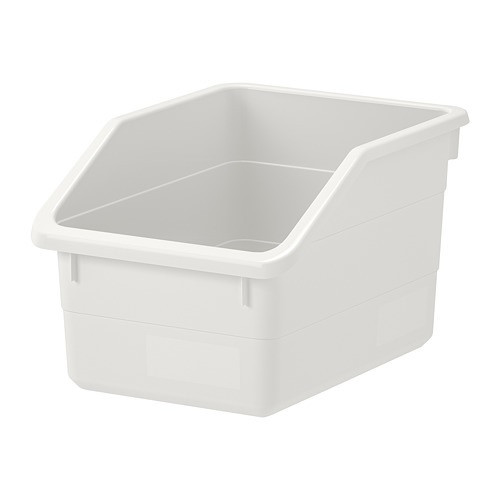 IKEA/  СОККЕРБИТ контейнер, 19x26x15 см, белый