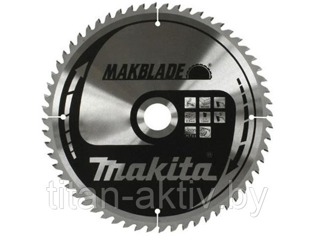 Диск пильный 355х30 мм 24 зуб. по дереву MAKFORCE MAKITA