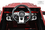 Детский электромобиль RiverToys Mercedes-Benz G63 O111OO (красный глянец) Лицензия, фото 4