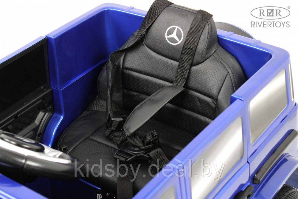 Детский электромобиль RiverToys Mercedes-Benz G63 O111OO (синий глянец) Лицензия - фото 2 - id-p207721111