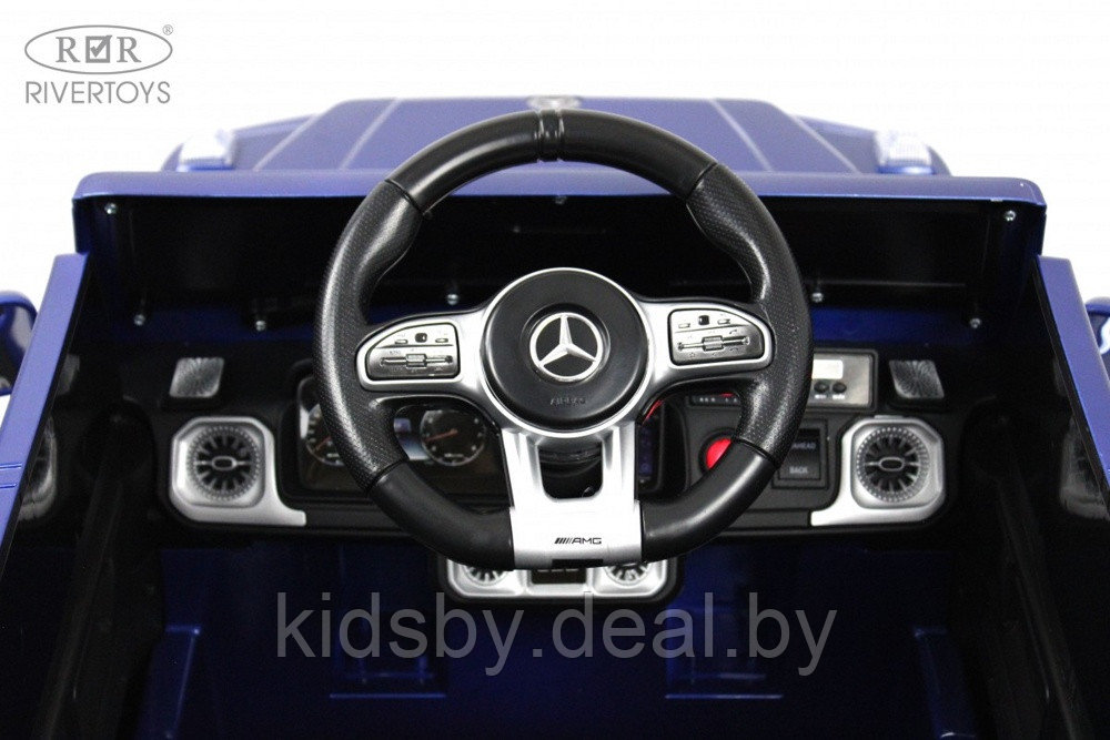 Детский электромобиль RiverToys Mercedes-Benz G63 O111OO (синий глянец) Лицензия - фото 6 - id-p207721111