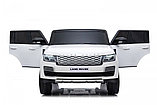 Детский электромобиль RiverToys Range Rover HSE 4WD Y222YY (белый) Лицензия Двухместный Полнопрводный, фото 2