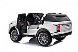 Детский электромобиль RiverToys Range Rover HSE 4WD Y222YY (белый) Лицензия Двухместный Полнопрводный, фото 4