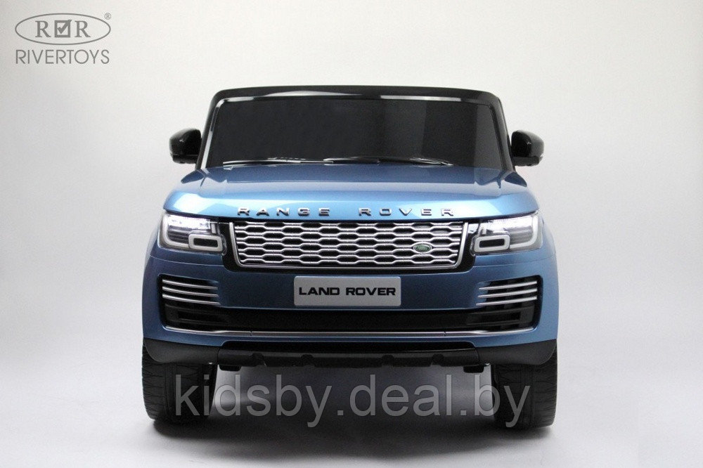 Детский электромобиль RiverToys Range Rover HSE 4WD Y222YY (синий глянец) Лицензия Двухместный Полнопрводный - фото 2 - id-p207721134