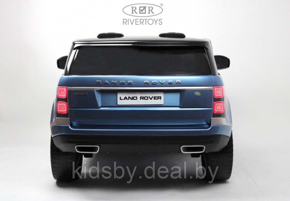 Детский электромобиль RiverToys Range Rover HSE 4WD Y222YY (синий глянец) Лицензия Двухместный Полнопрводный - фото 6 - id-p207721134