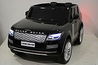 Детский электромобиль RiverToys Range Rover HSE 4WD Y222YY (черный глянец) Лицензия Двухместный Полнопрводный