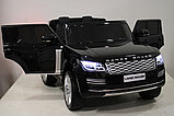 Детский электромобиль RiverToys Range Rover HSE 4WD Y222YY (черный глянец) Лицензия Двухместный Полнопрводный, фото 2