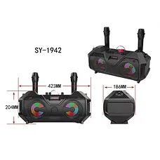 Акустическая система ZQS-4240 Bluetooth колонка с двумя микрофонами, фото 2