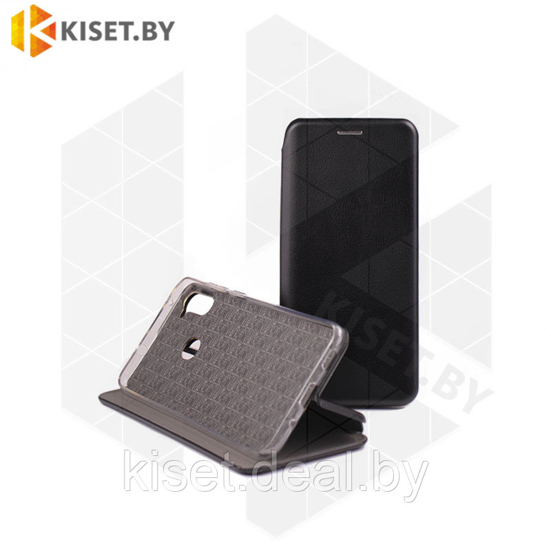 Чехол-книжка KST Book Case 3D с визитницей для Samsung Galaxy A11 / M11 черный - фото 1 - id-p209663372