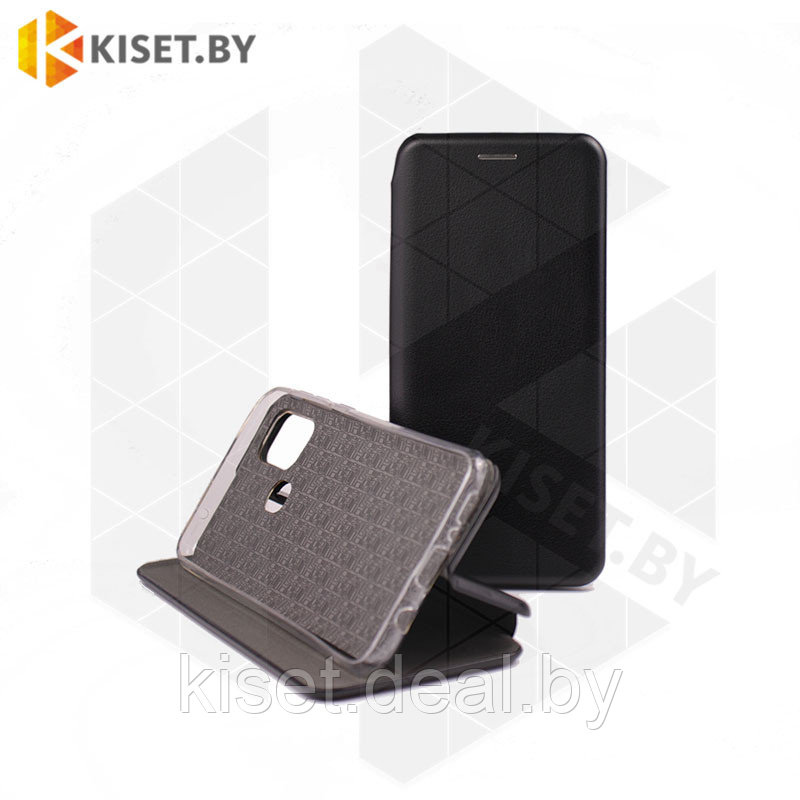 Чехол-книжка KST Book Case 3D с визитницей для Samsung Galaxy A21S / A217 черный - фото 1 - id-p209663373