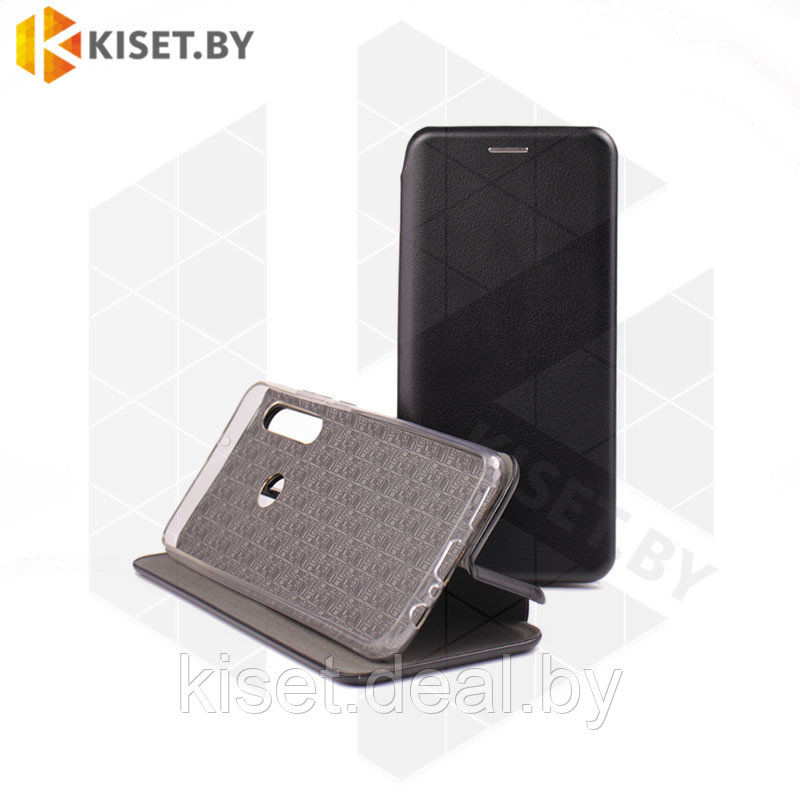 Чехол-книжка KST Book Case 3D с визитницей для Huawei Y6p (2020) черный - фото 1 - id-p209663377
