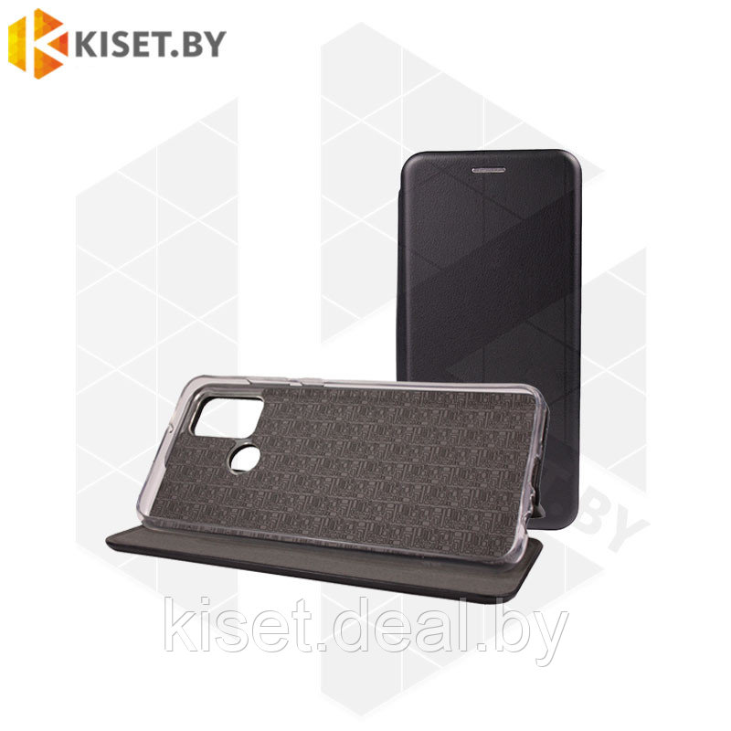 Чехол-книжка KST Book Case 3D с визитницей для Huawei Honor 9A черный - фото 1 - id-p209663383