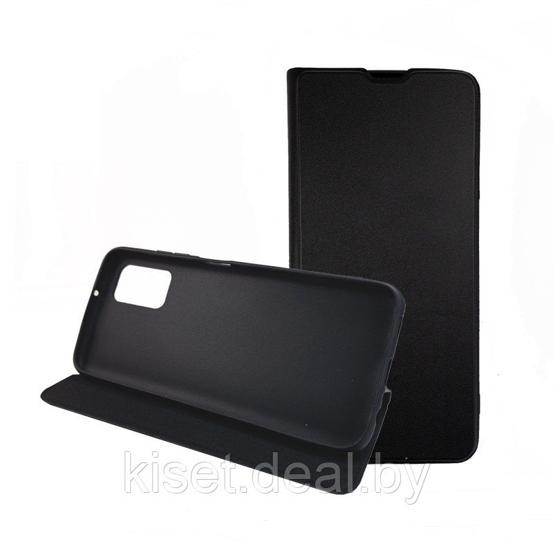 Чехол-книжка KST Book Case 3D с визитницей для Samsung Galaxy A03S черный - фото 1 - id-p209663407