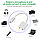 Звуковой адаптер - внешняя звуковая карта USB3.1 Type-C Hi-Fi 3D 2.1/7.1-канальная, кабель, серебро, фото 3
