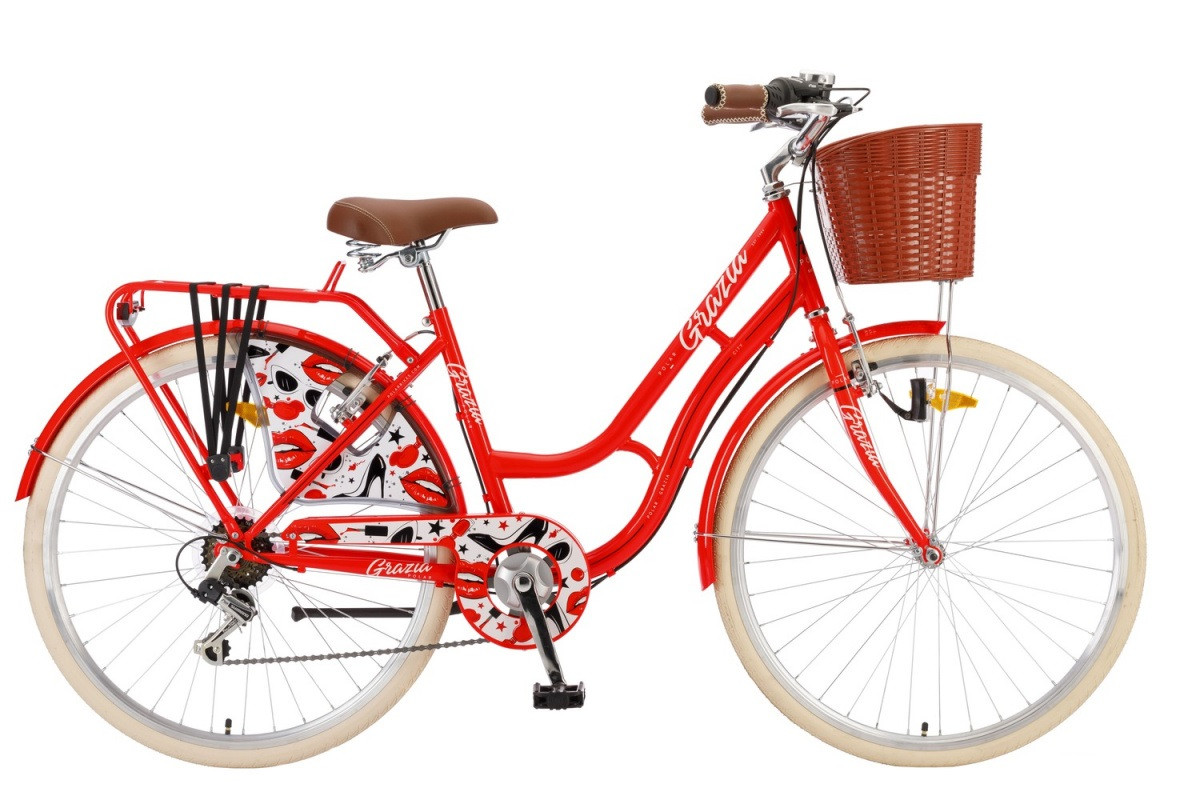 Велосипед Polar GRAZIA 26 6-скоростей (красный) - фото 1 - id-p209259089