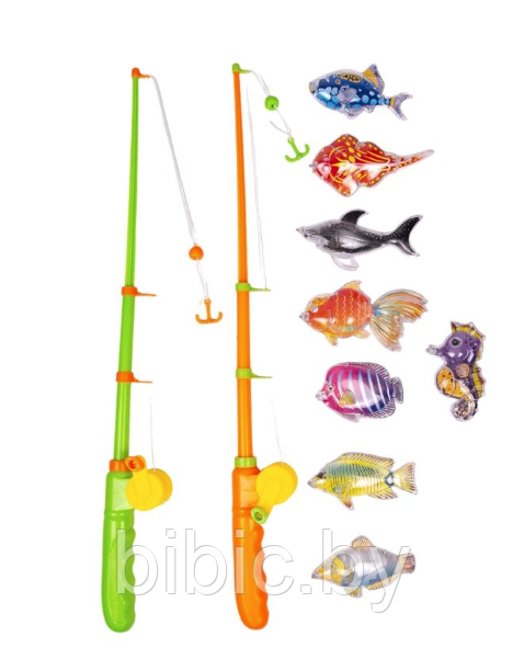 Детская развивающая игра Рыбалка, игровой набор магнитная рыбалка для детей и малышей - фото 3 - id-p209670192