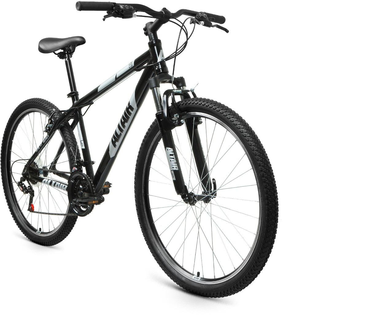 Горный велосипед хардтейл Altair AL 27,5 V (19 quot; рост) черный/серебристый 2021 год (RBKT1M67Q013) - фото 2 - id-p207940881