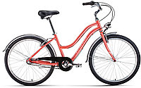 Городской велосипед Forward EVIA AIR 26 2.0 (16 quot; рост) коралловый/белый 2021 год (RBKW1C363002)