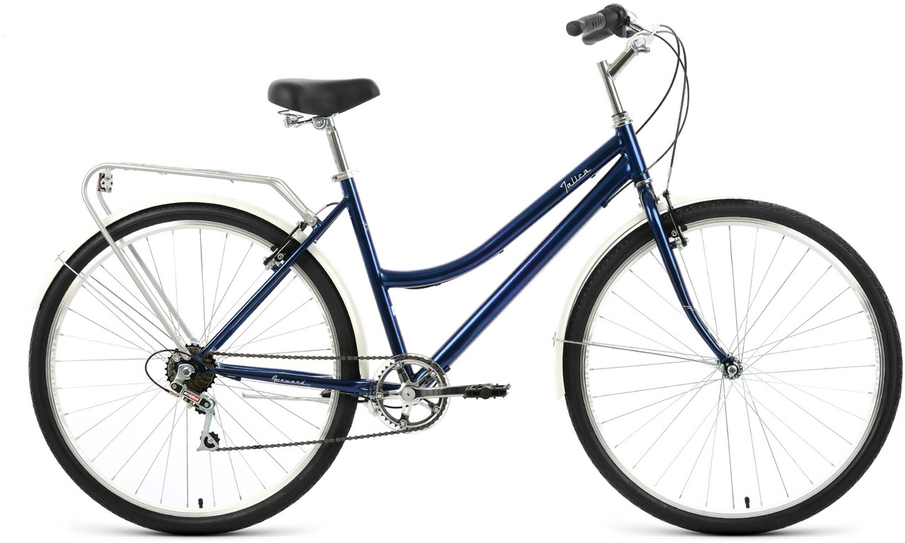 Городской велосипед Forward TALICA 28 2.0 (19 quot; рост) темно-синий/белый 2022 год (RBK22FW28005) - фото 1 - id-p207940903