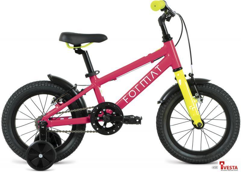 Детские велосипеды Format Kids 14 2022 (розовый) - фото 1 - id-p207940912