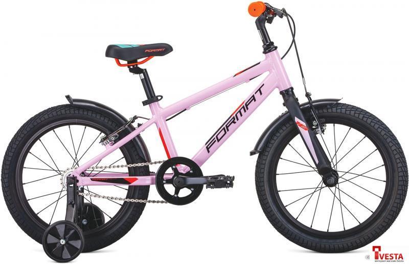 Детские велосипеды Format Kids 18 2021 (розовый) - фото 1 - id-p207940930