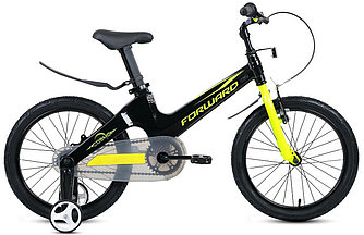 Детский велосипед Forward COSMO 18 ( рост) черный/зеленый 2022 год (IBK22FW18191)