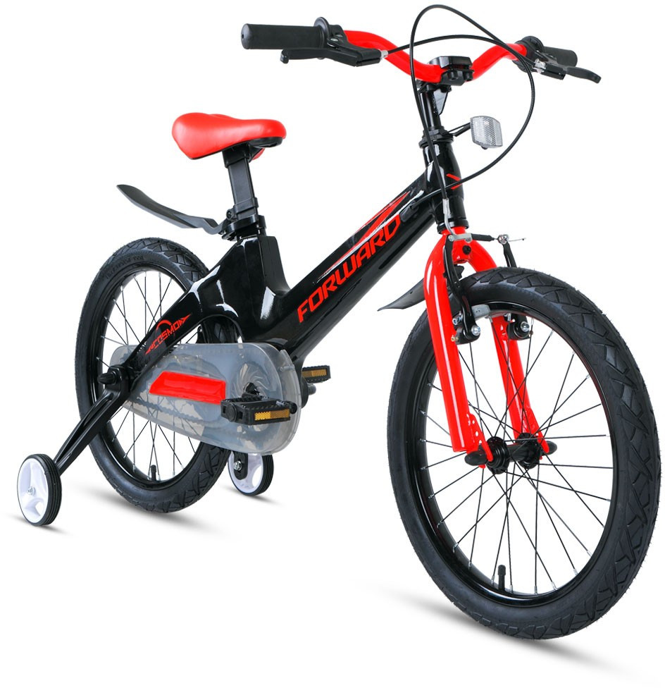 Детский велосипед Forward COSMO 18 2.0 (18 quot; рост) черный/красный 2021 год (1BKW1K7D1025) - фото 2 - id-p207940940