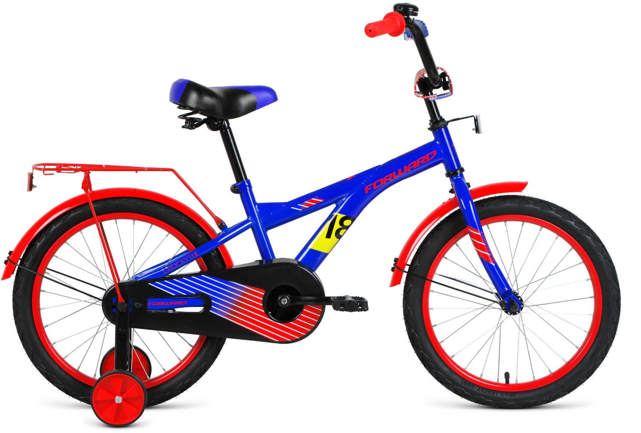 Детский велосипед Forward CROCKY 18 (10.5 quot; рост) синий/красный 2021 год (1BKW1K1D1016)