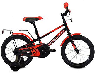 Детский велосипед Forward METEOR 16 (10.5 quot; рост) черный/красный 2021 год (1BKW1K1C1020)