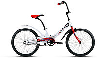 Детский велосипед Forward SCORPIONS 20 1.0 (10.5 quot; рост) белый/красный 2021 год (RBKW15N01003)