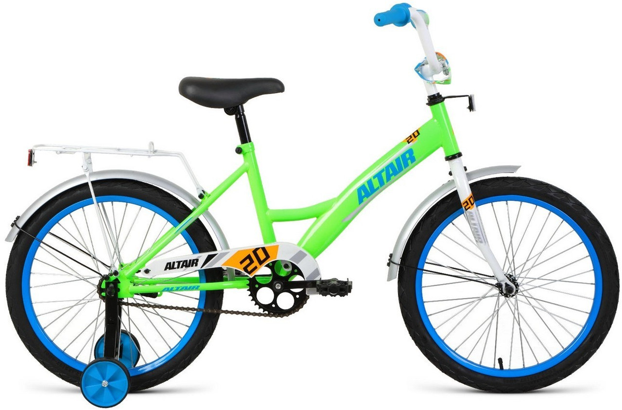 Детский велосипед складной Altair ALTAIR KIDS 20 (13 quot; рост) ярко-зеленый/синий 2022 год (IBK22AL20040) - фото 1 - id-p207940954