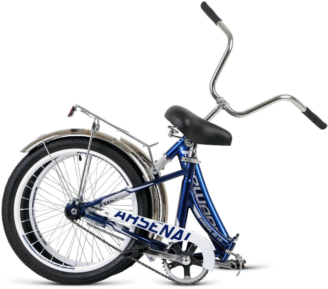 Складной велосипед складной Forward ARSENAL 20 1.0 (14 quot; рост) темно-синий/серый 2021 год (RBKW1YF01012) - фото 2 - id-p207940966