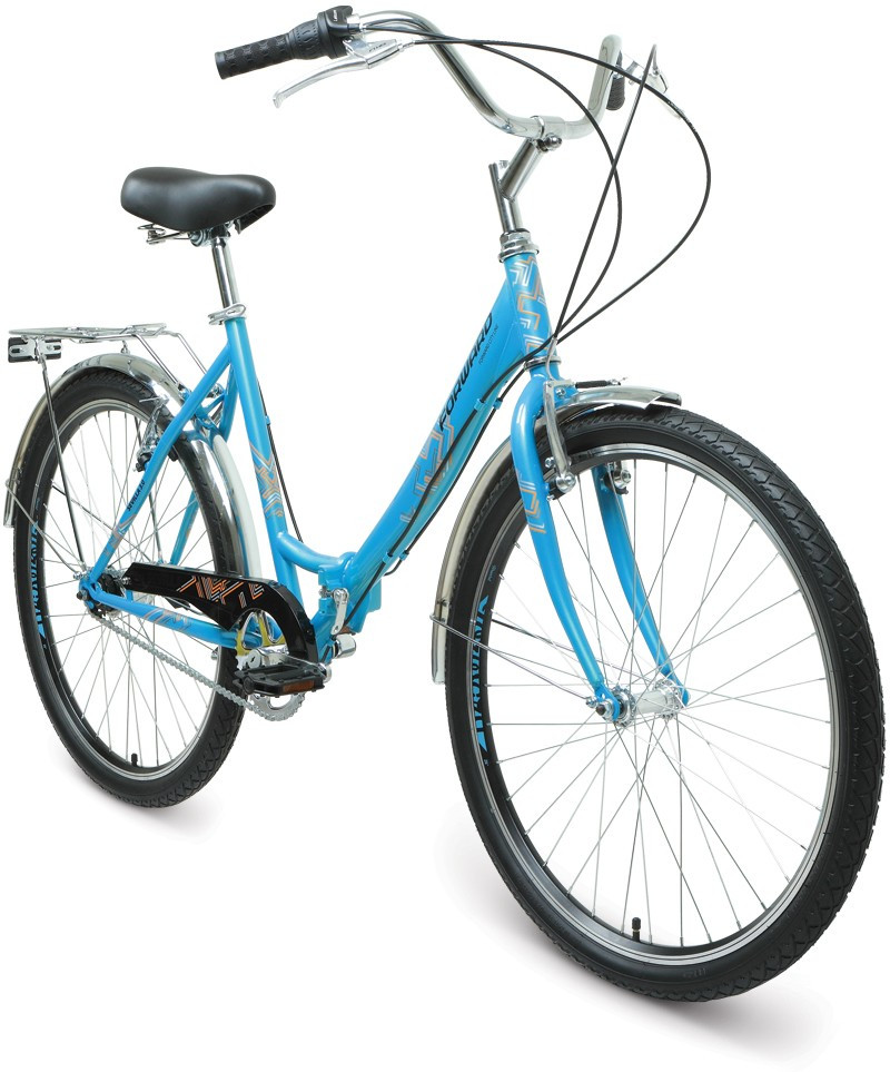 Складной велосипед складной Forward SEVILLA 26 3.0 (18.5 quot; рост) синий/серый 2021 год (RBKW1C263002) - фото 2 - id-p207940968