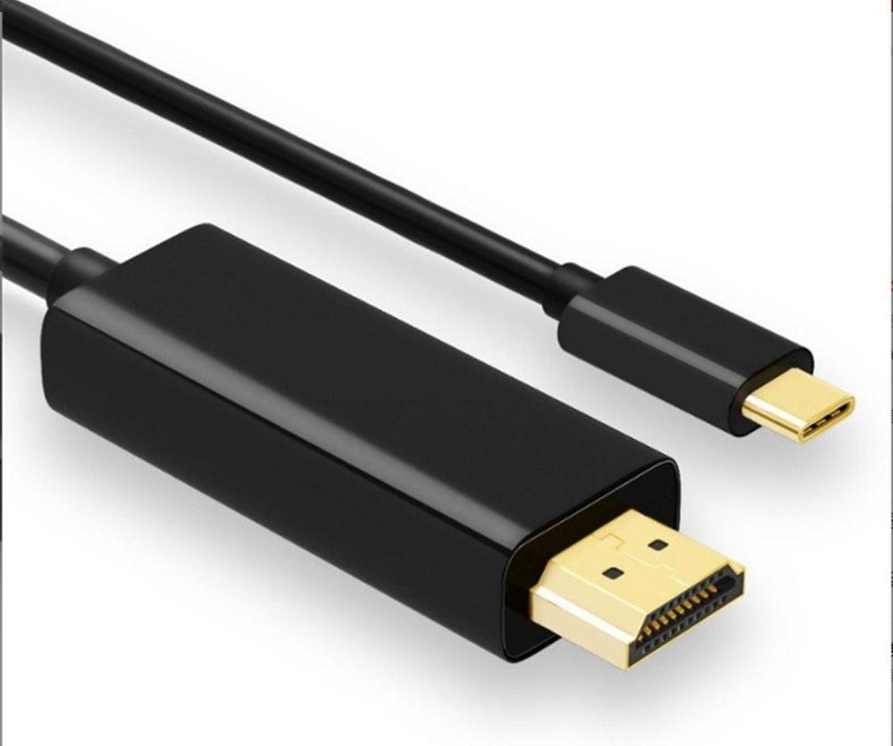 Кабель USB3.1 Type-C - HDMI, UltraHD 4K60Hz, 1,8 метра, черный - фото 3 - id-p209671253