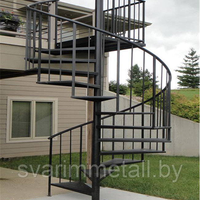 Металлическая лестница, винтовая на улицу - фото 6 - id-p209671625