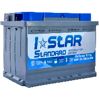 Аккумулятор 60ah I-STAR 580a, 242х175х190 мм.