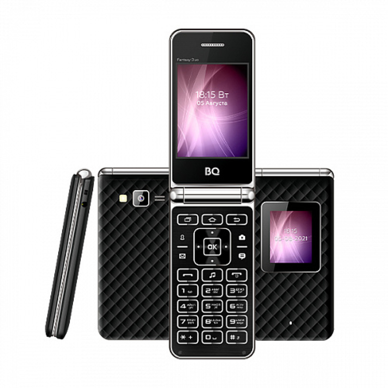 Мобильный телефон BQ BQ-2841 Fantasy Duo (черный)